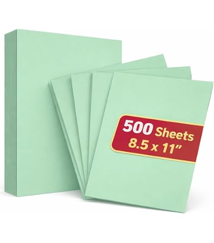 Amazon.com : 1InTheOffice Pink Copy Paper, Colored Printer Paper